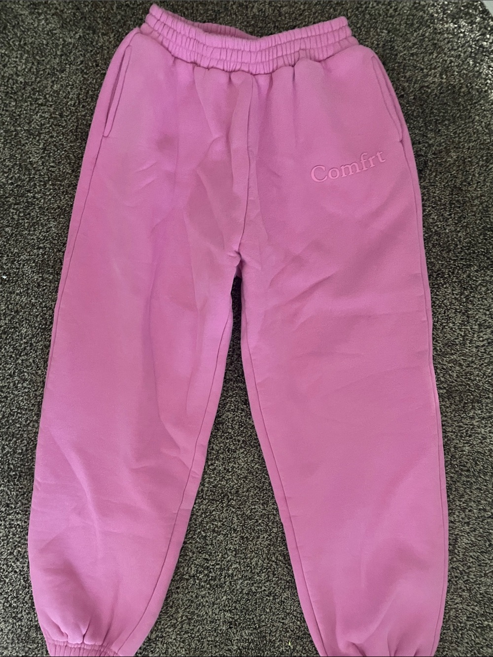 Comfrt Kids Pink Jogger Sweatpants